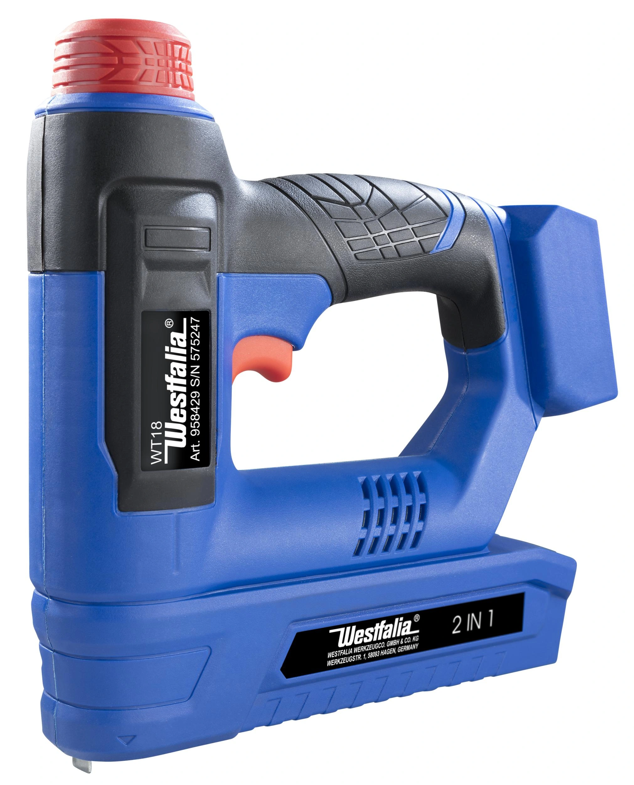 Akku Tacker 2 in 1 18 Volt Li-Ion WT18 - ohne Akku und Ladegerät - - 9