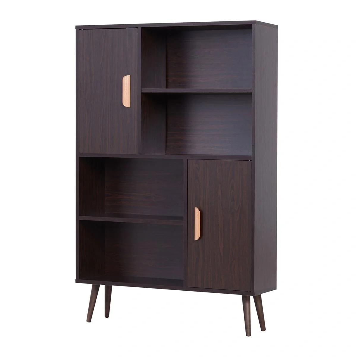 Kommode Sideboard Schubladenkommode Highboard Schrank Anrichte Schuhschrank Küchenregal Küchenschrank mit 2 Türen 5 Fäch - 4