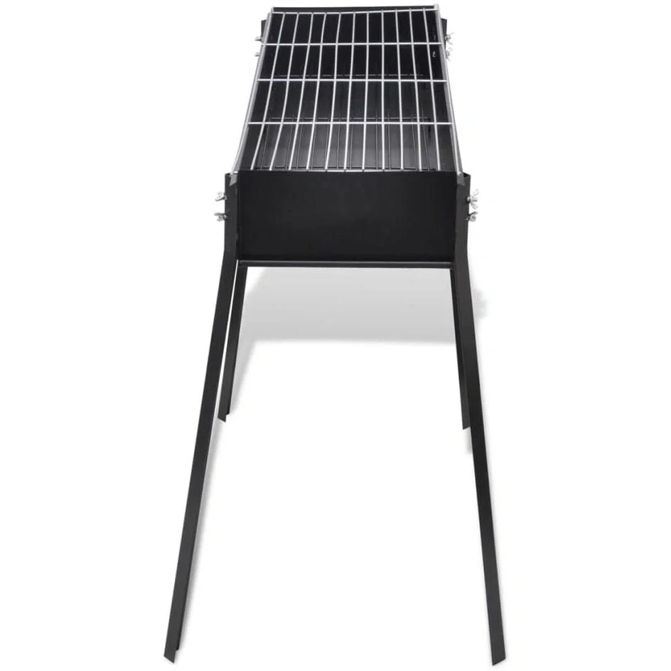 Holzkohlegrill quadratisch 75x28 cm - 3