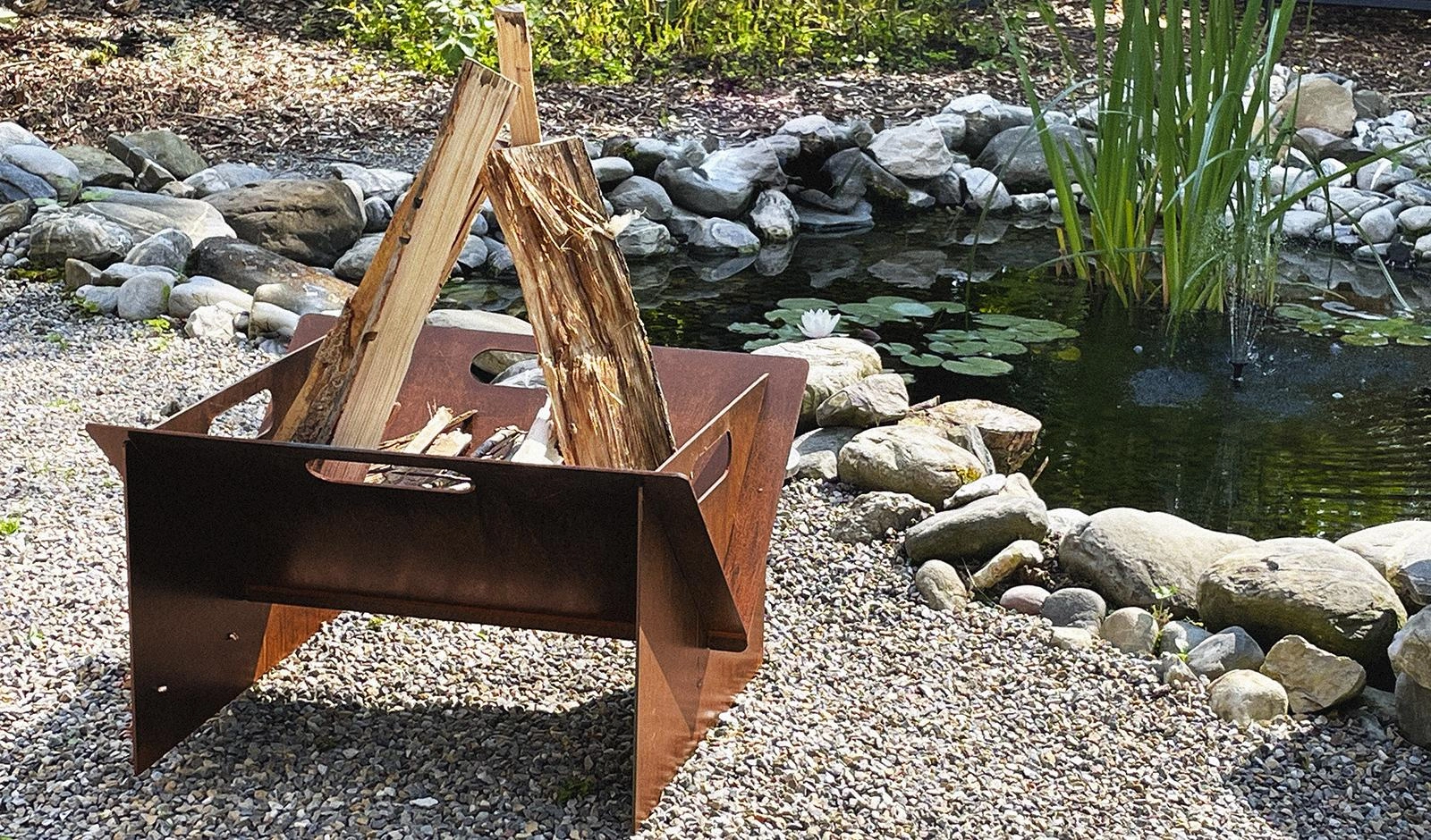 Feuerschale - Clarke aus Stahl - 2