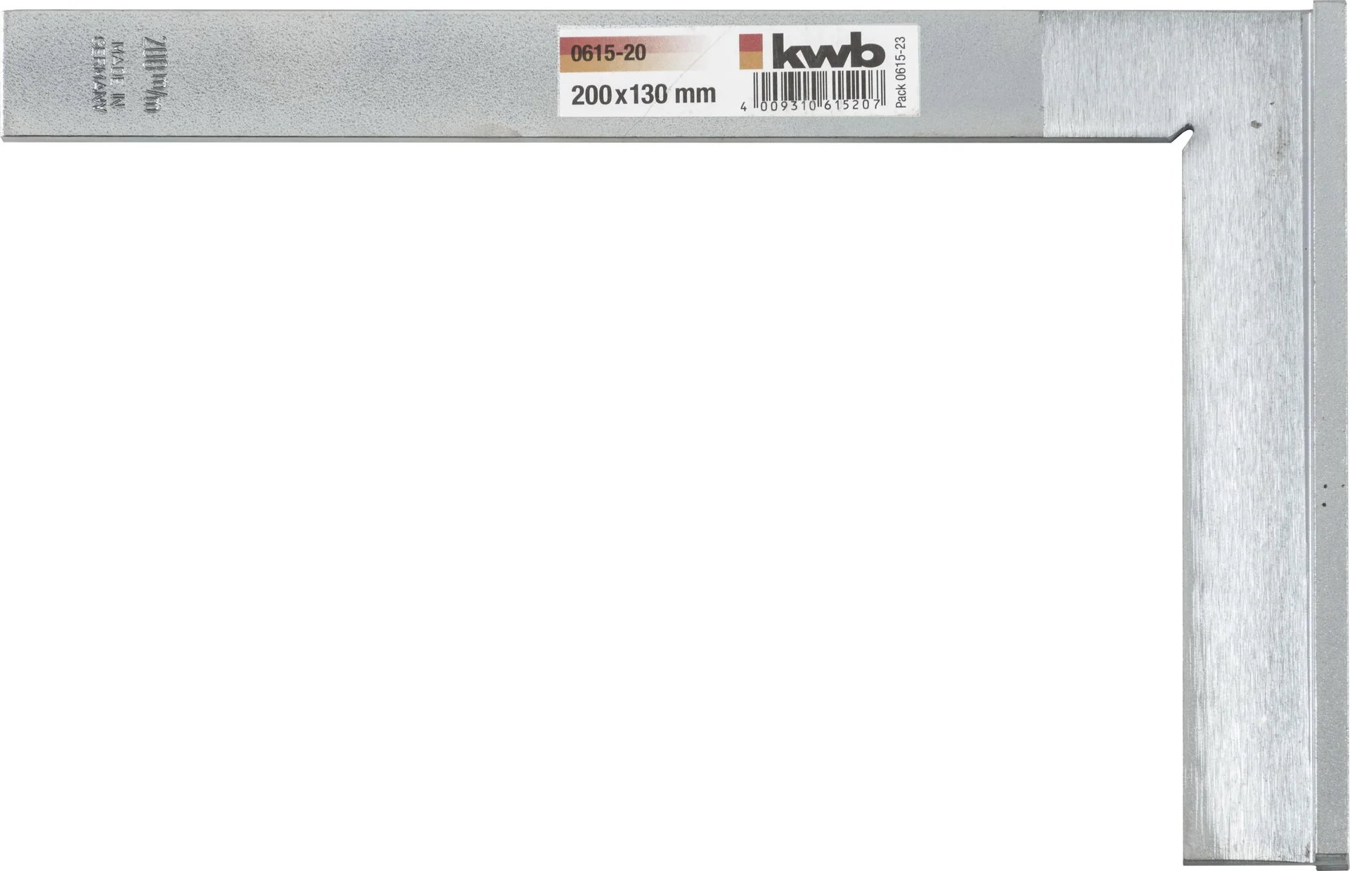 Schlosserwinkel mit Anschlag 200 mm - 1