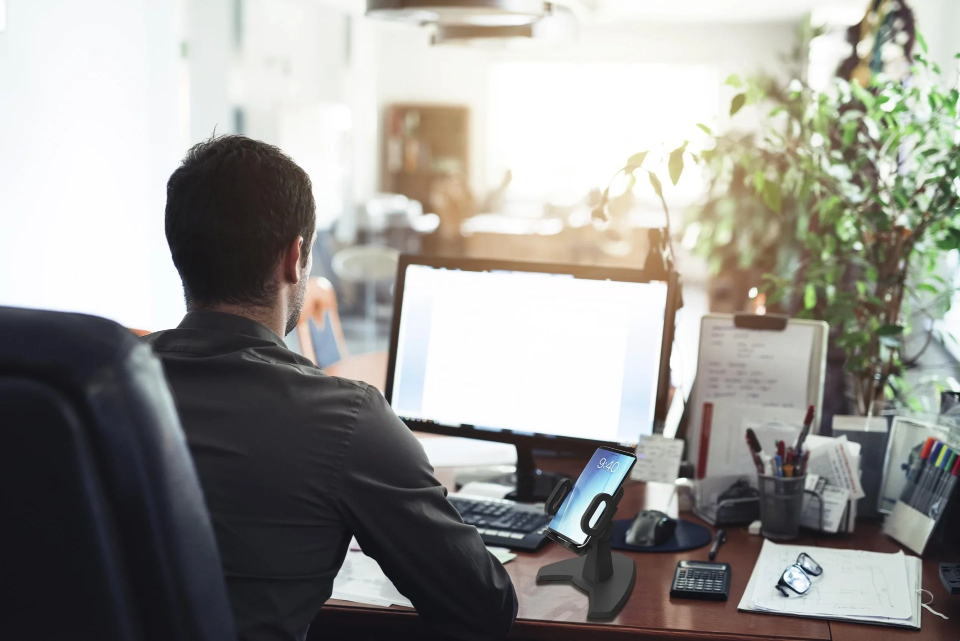 Desk Call Handyhalterung ausziehbar 5-10 cm - 12