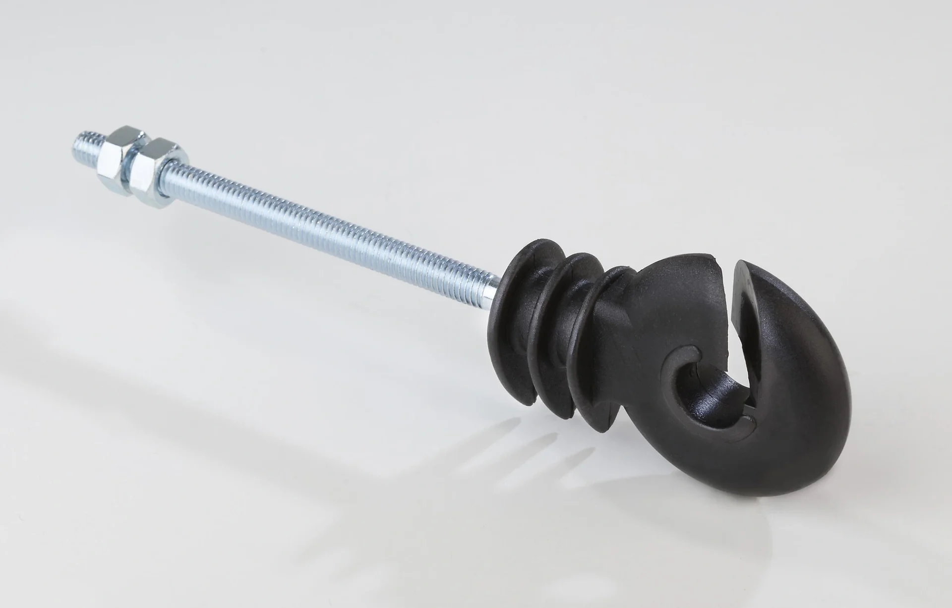 Ringisolatoren, metrisch, M6 x 80 mm für Rohrpfähle, 25 Stück - 4