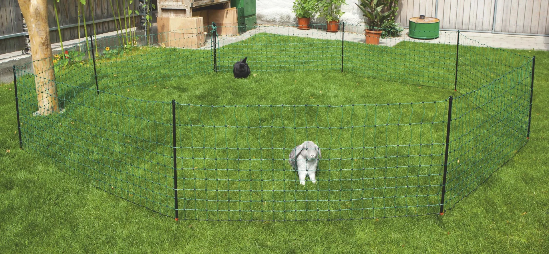 Kaninchen Netz, 12 m lang, 65 cm hoch - für höchste Hütesicherheit - 2