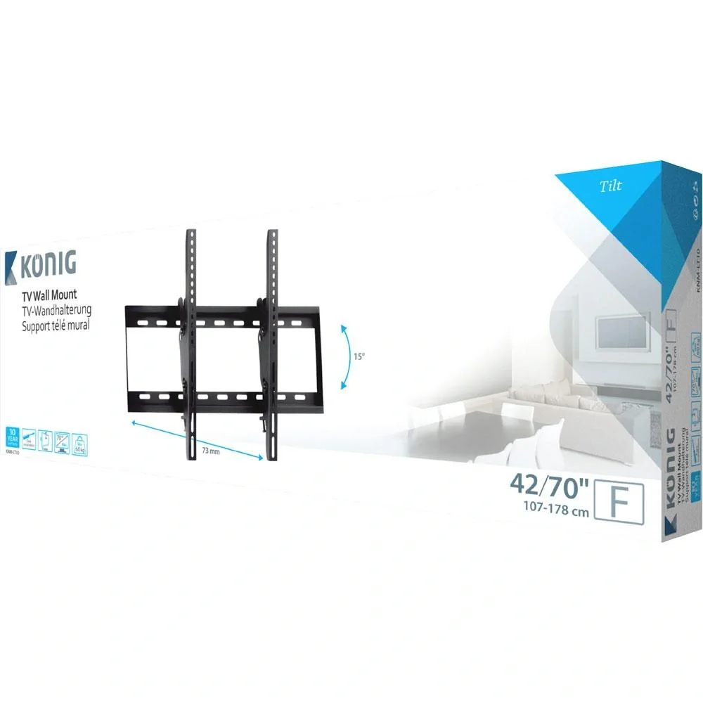 TV-Wandhalterung Neigung 42 - 70 " 60 kg - 2