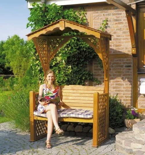 Gartenlaube "Starnberg" mit Sitzauflage - 1