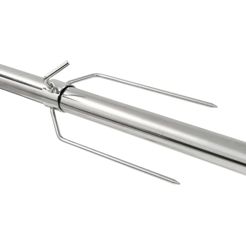 Automatischer Grill mit Motor 207x45x81 cm aus Edelstahl - 3