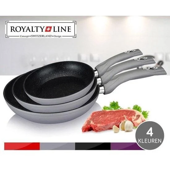 Royalty Line 3-teiliges Kochgeschirr-Set - Töpfe und Pfannen - 2