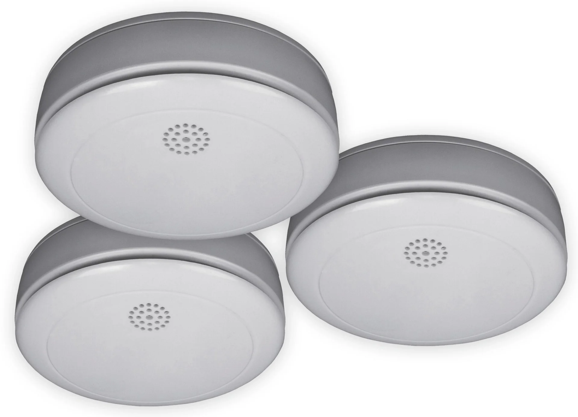 10-Jahres Rauchwarnmelder RM218, inkl. Batterie, 3er Set - 1