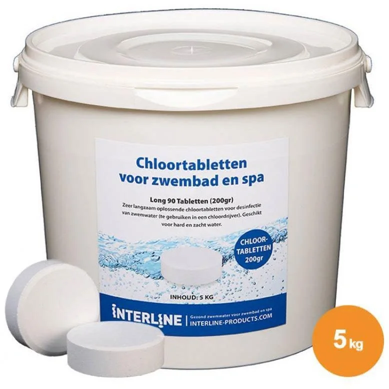 Interlining Chlortabletten - Long90 200gram / 5kg - 1