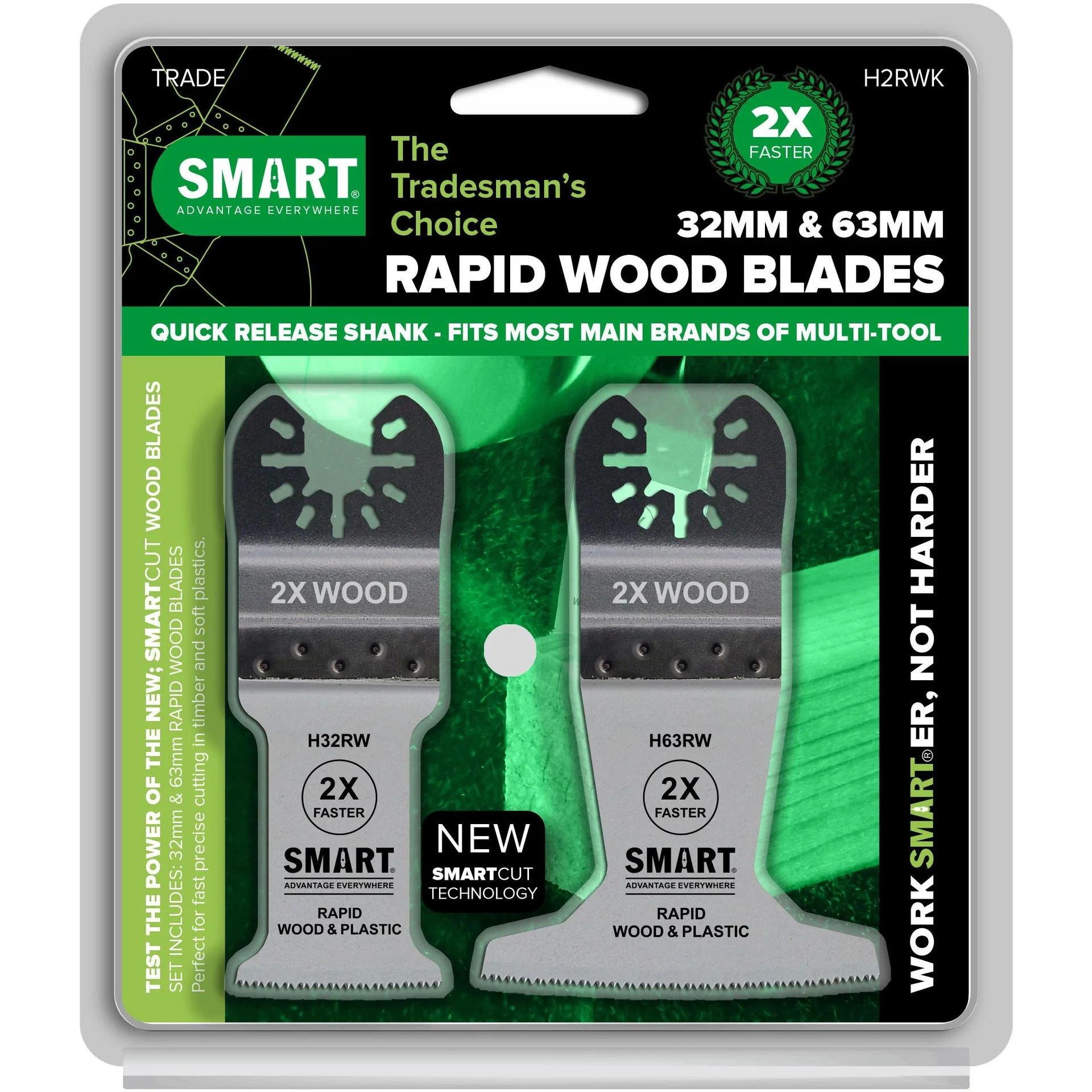 UN TRA 2st Blad assorti snelsnij hout - 1