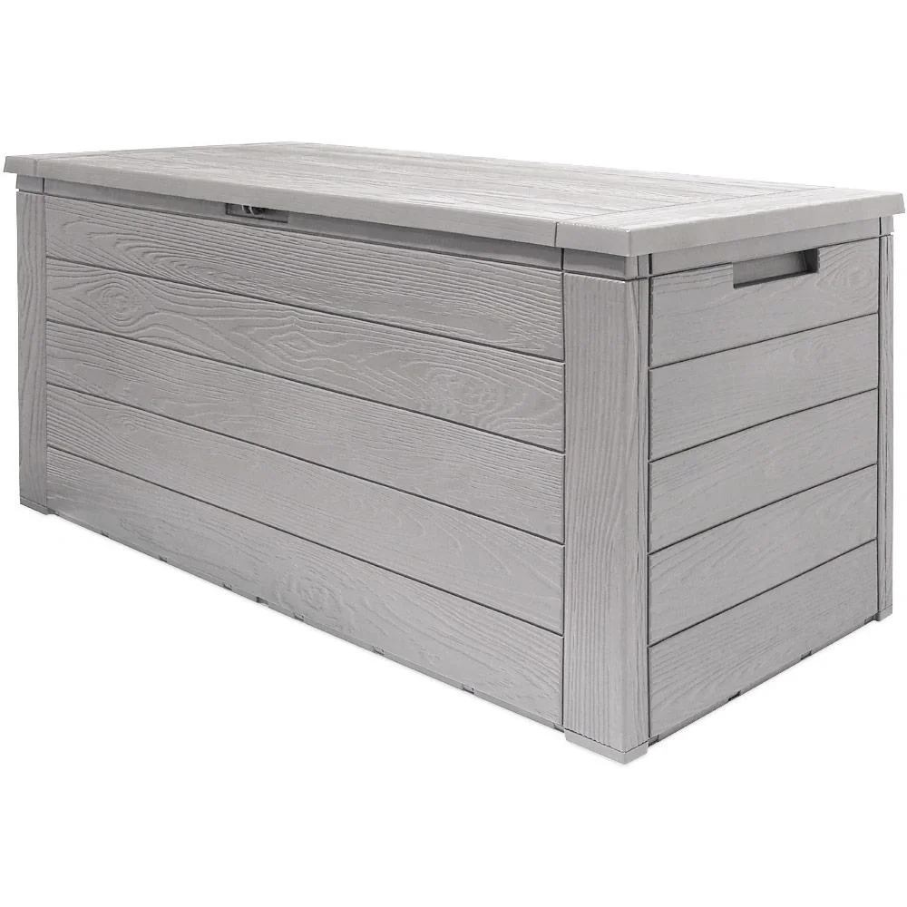 NL Luxuriöse Aufbewahrungsbox - Grau - 120x46x57cm - Kunststoff - 6