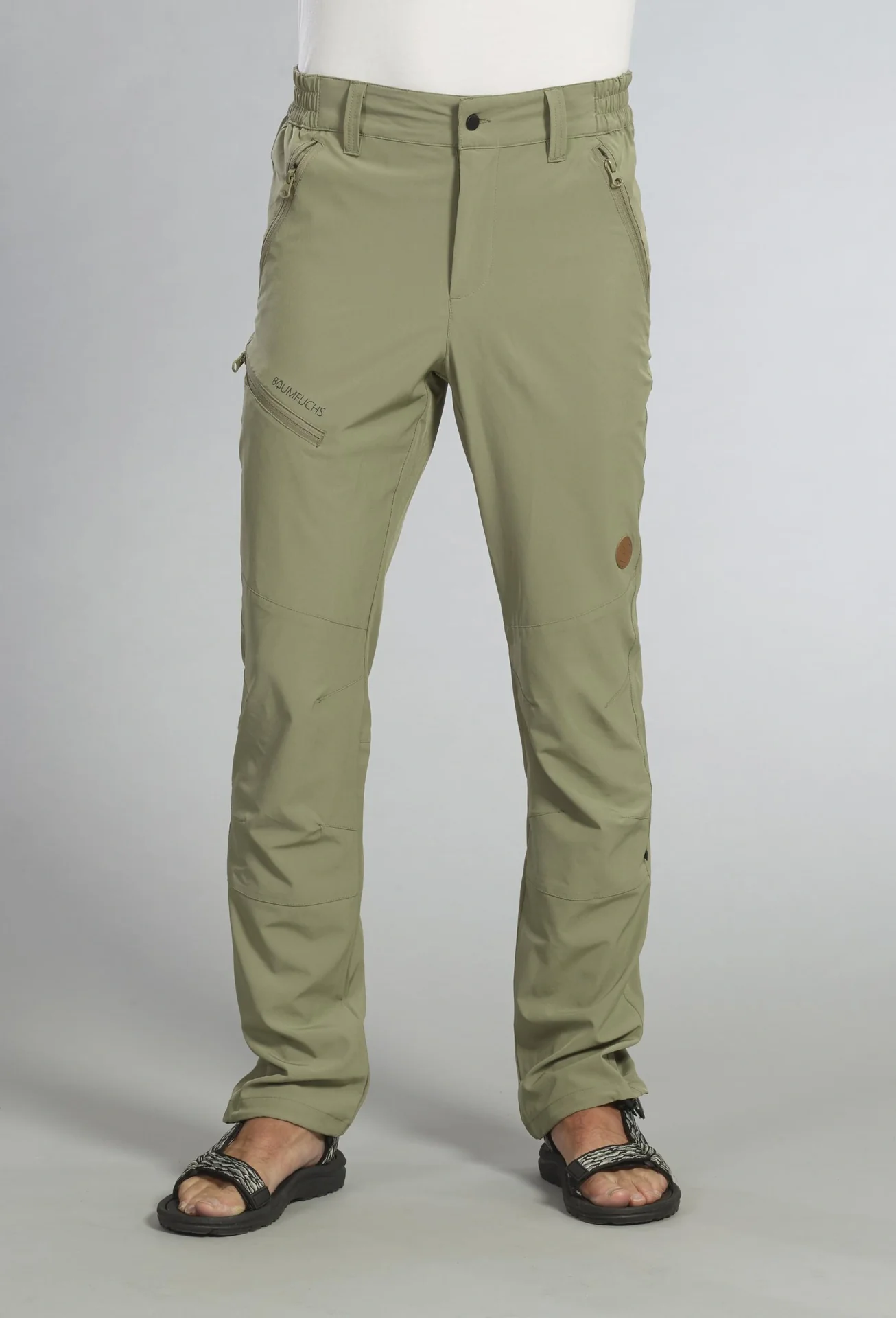 Outdoorhose Stretch, Farbe khaki, Gr.52 - 2