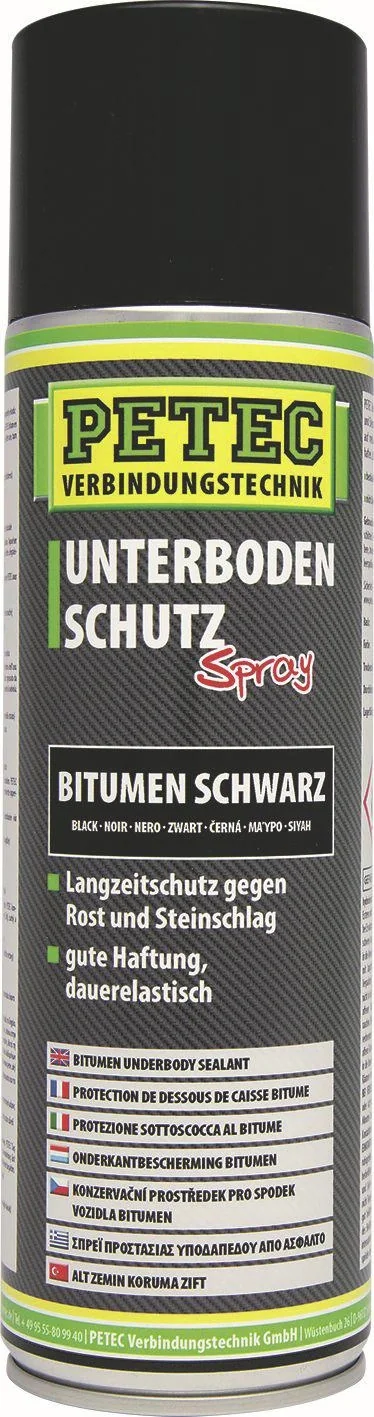 Unterbodenschutz Bitumen Spray, schwarz, 500 ml - 1