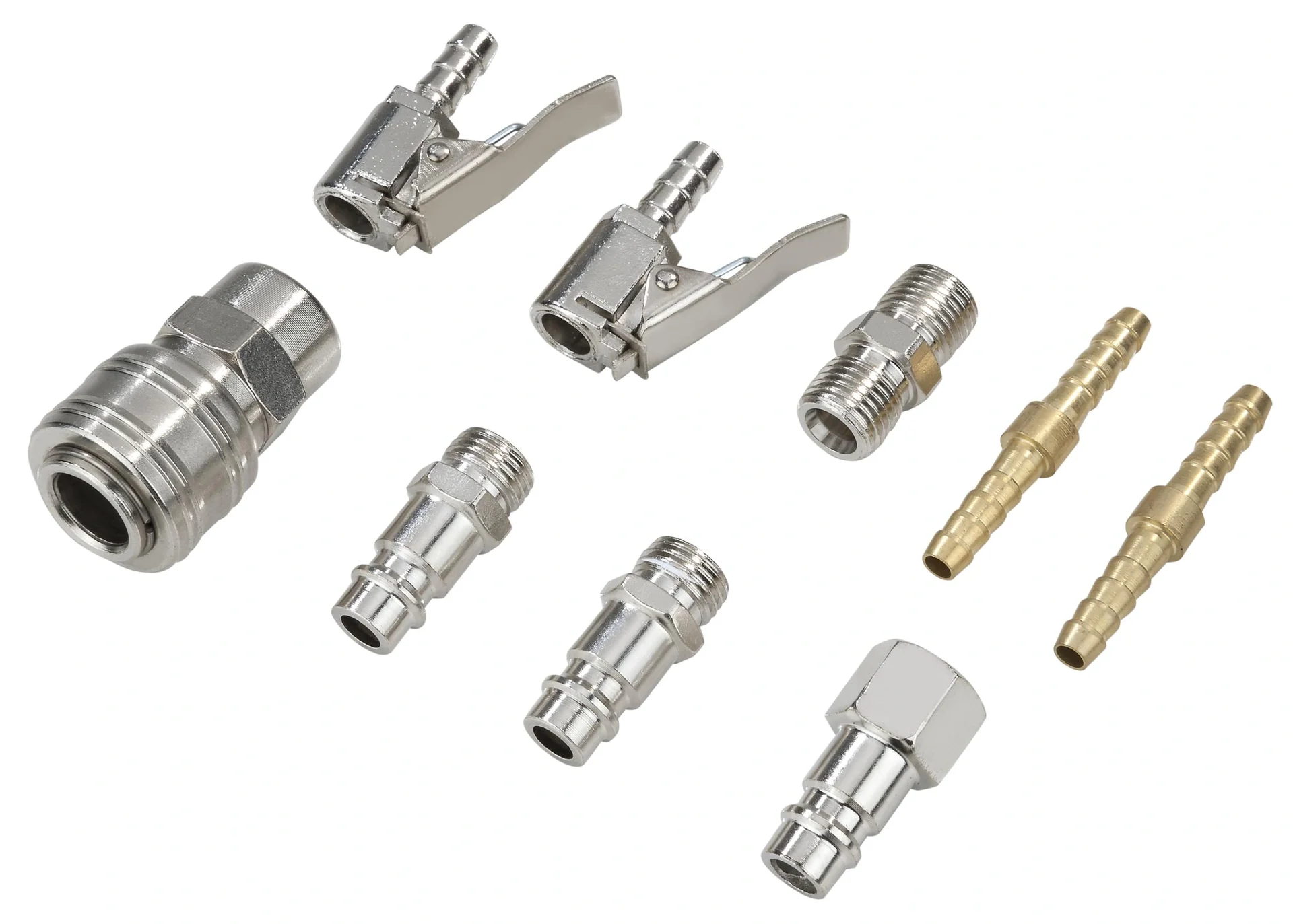 Druckluft-Anschluss und Verbinder-Satz, 9-teilig - 1