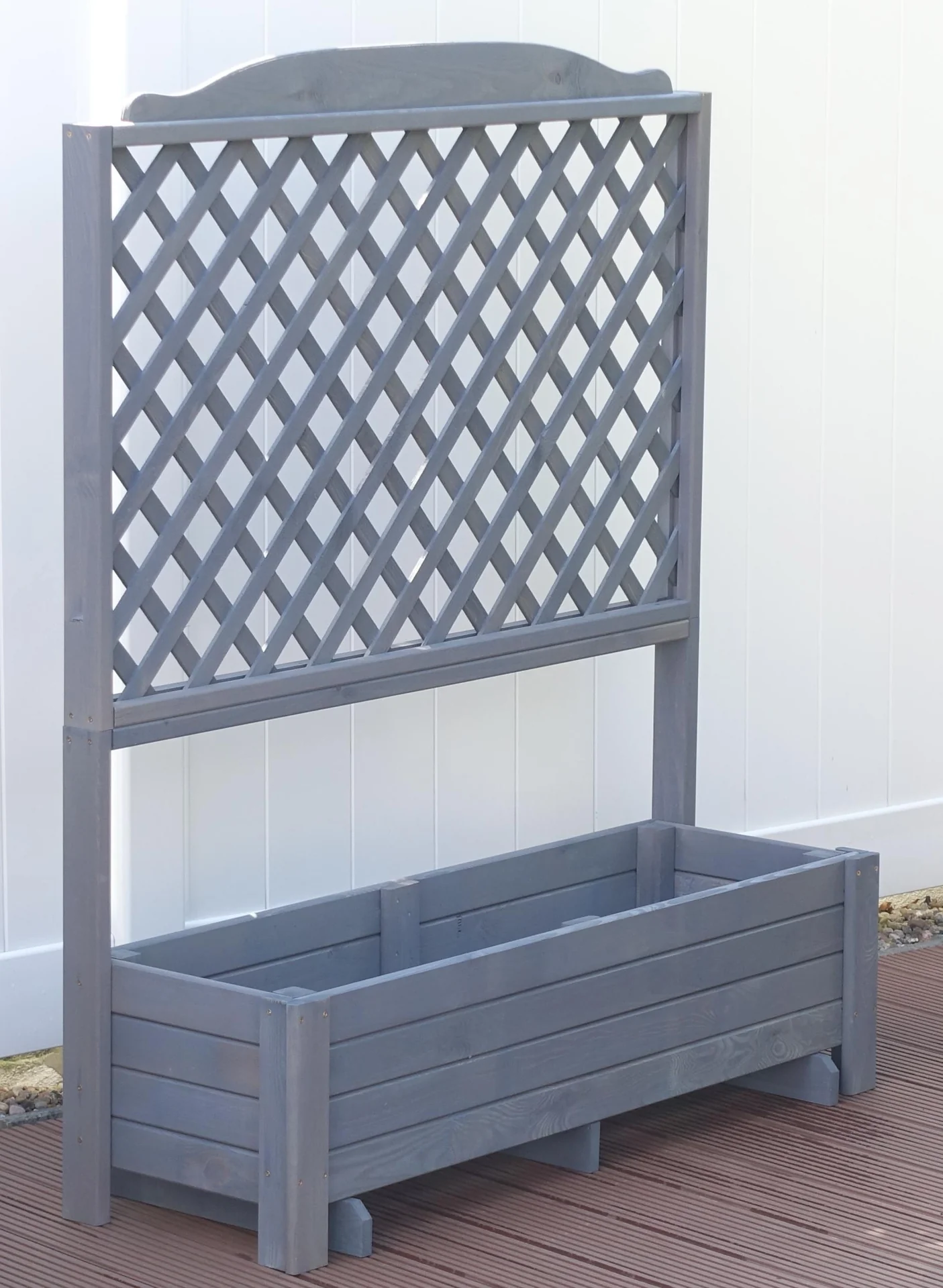 Rankkasten Romantica 120 x 140 cm, grau - 5