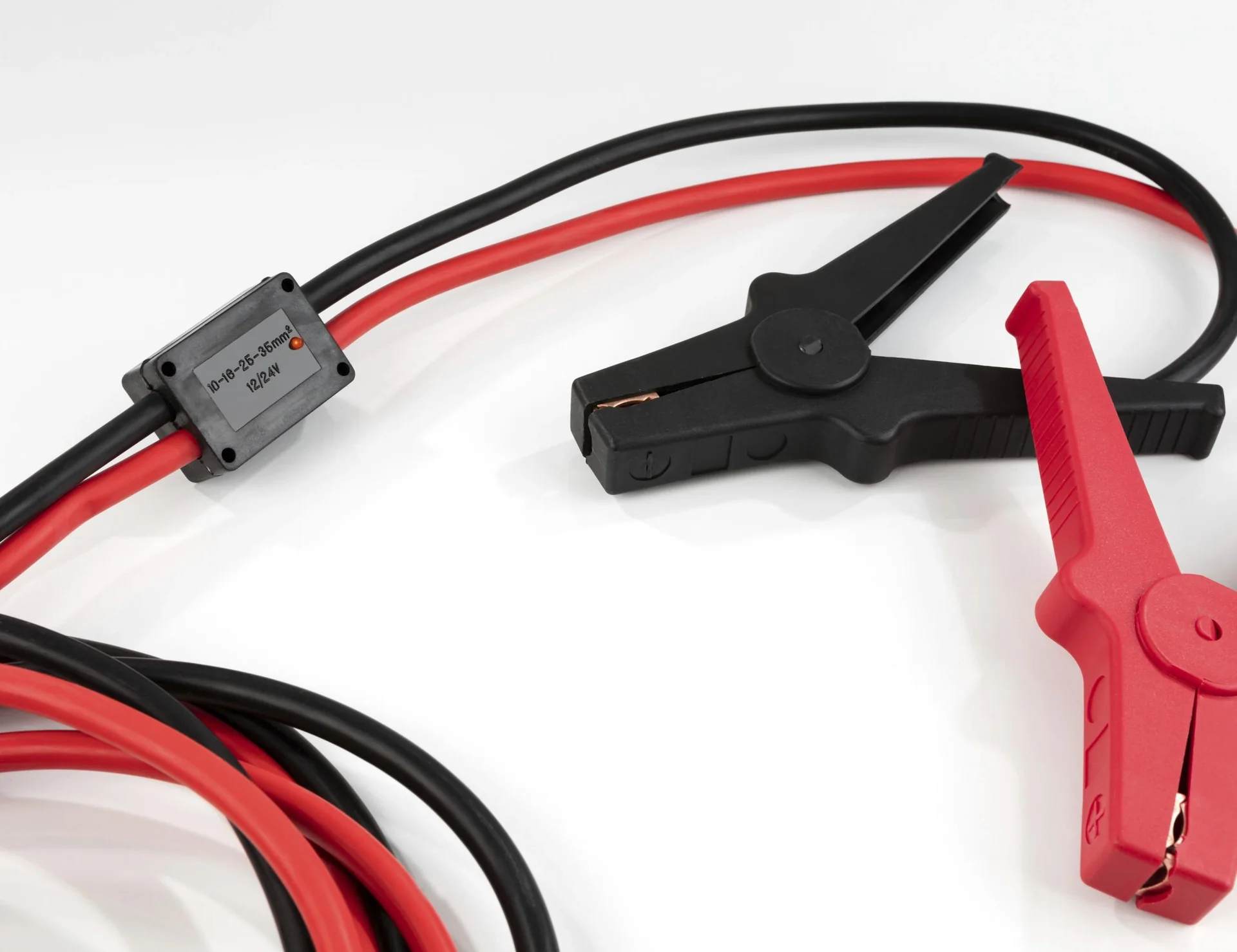 Starthilfekabel DIN 16 mm², 3 Meter, für Ottomotoren 12 Volt/24 Volt bis 2500 cm³ - 6