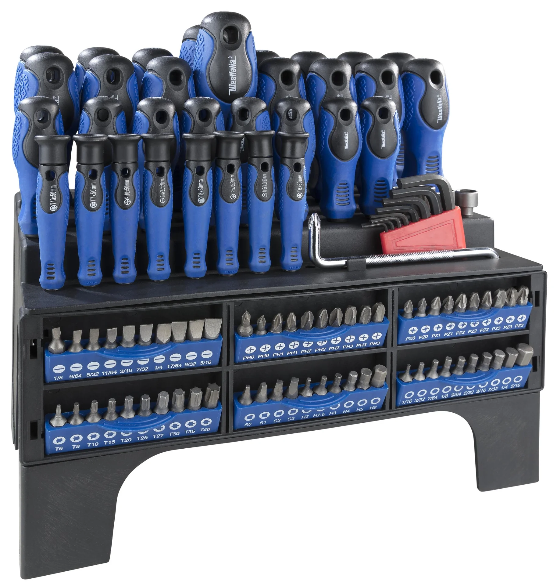 Schraubendreher-und Bit-Satz mit Halterung 109-teilig - 10