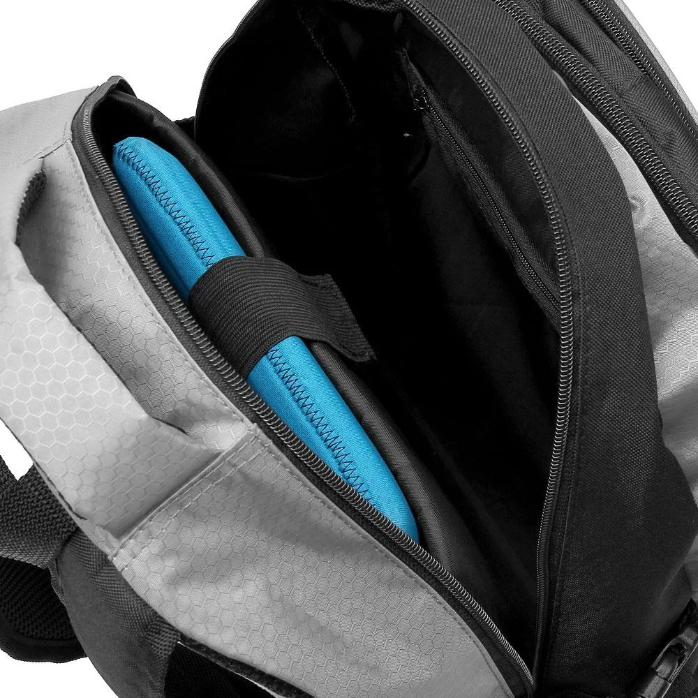 Rucksack 34L - 4 Fächer - Notebookfach - Geldfach - Flaschenhalter - Gurte - 4