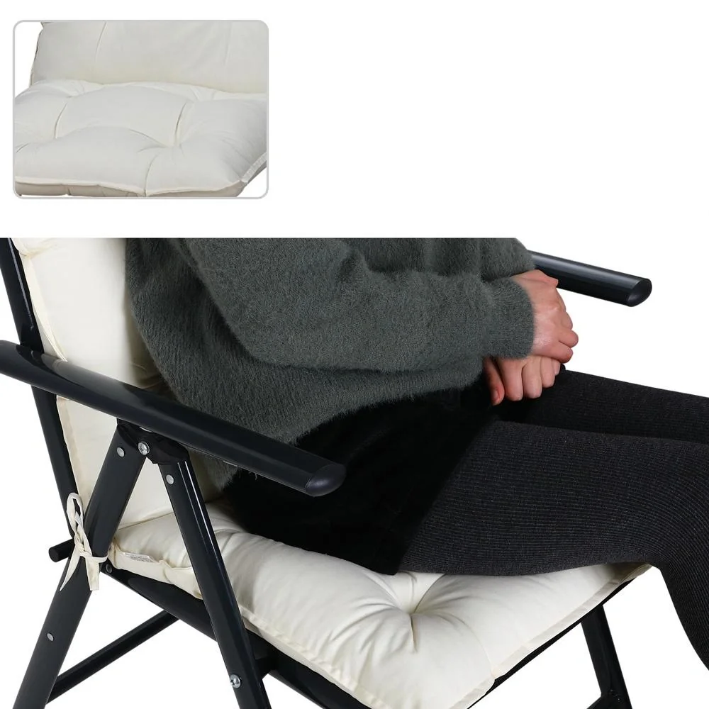 Sitzkissen 6er Set Cozy Vanamo Creme 129x53x10cm - 9