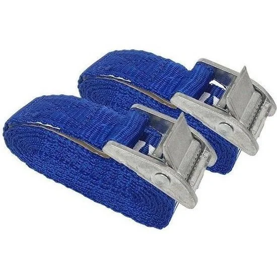 Zurrgurt mit Schnalle 2,5 Meter x 25 mm - 2 Stück - 250kg - GS / TUV - 3