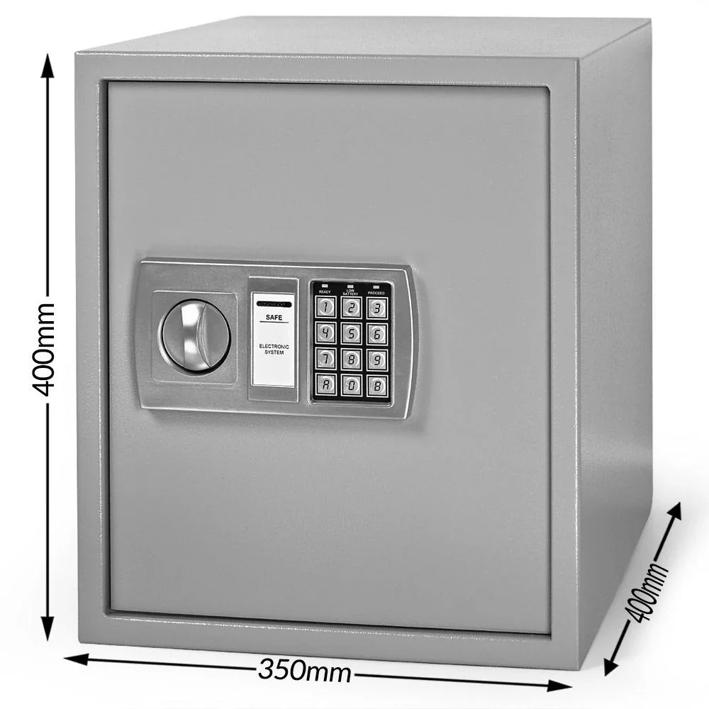Digitaler Sicherheitssafe - 350x400x400mm - 4 mm Stahltür - 9