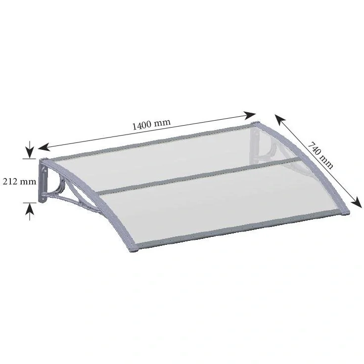 Superroof Türschutzgitter EMMA 1400 - Schwarz - 140 cm breit - 3