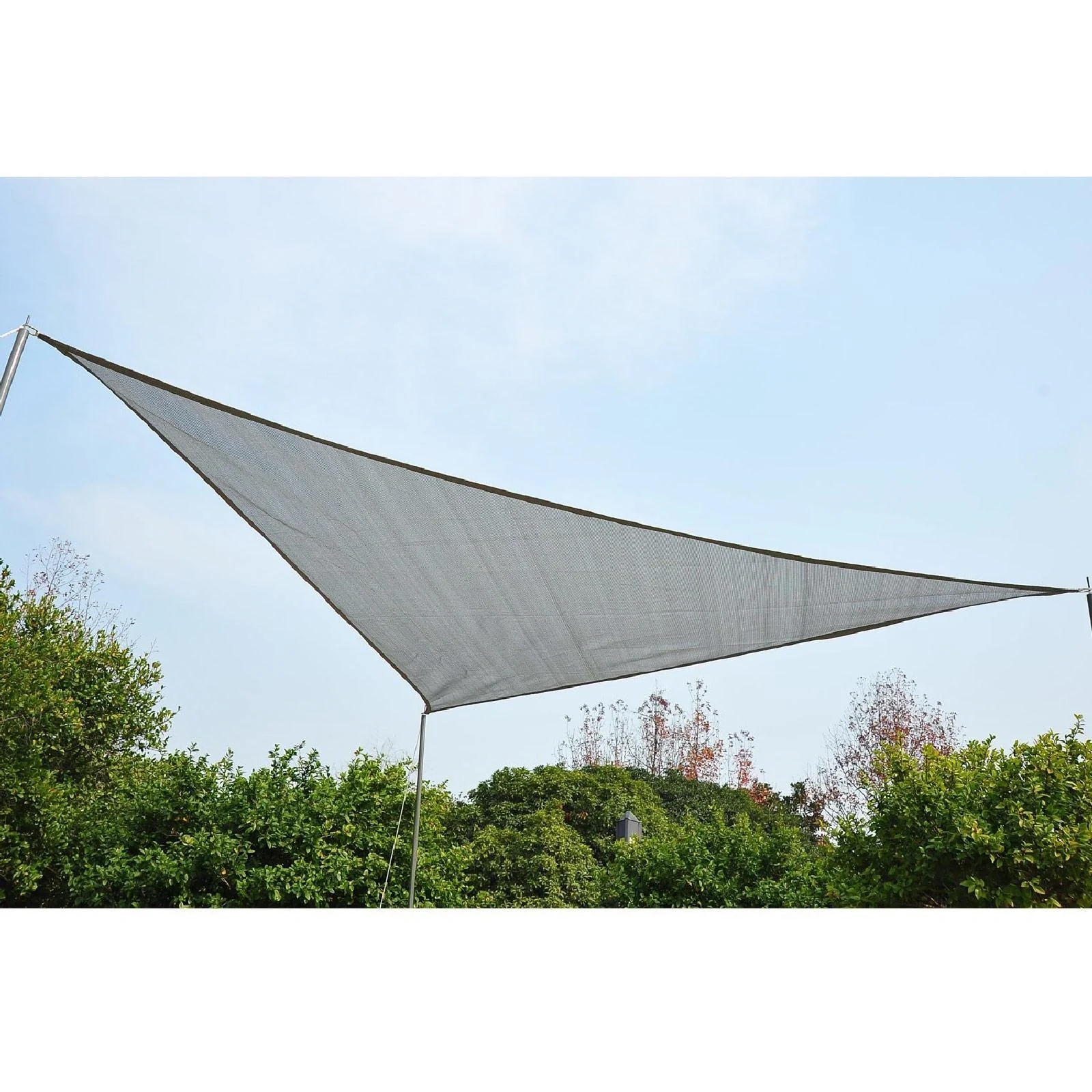 Sonnensegel Grau Dreiecke/4x4x4 m HDPE - 3
