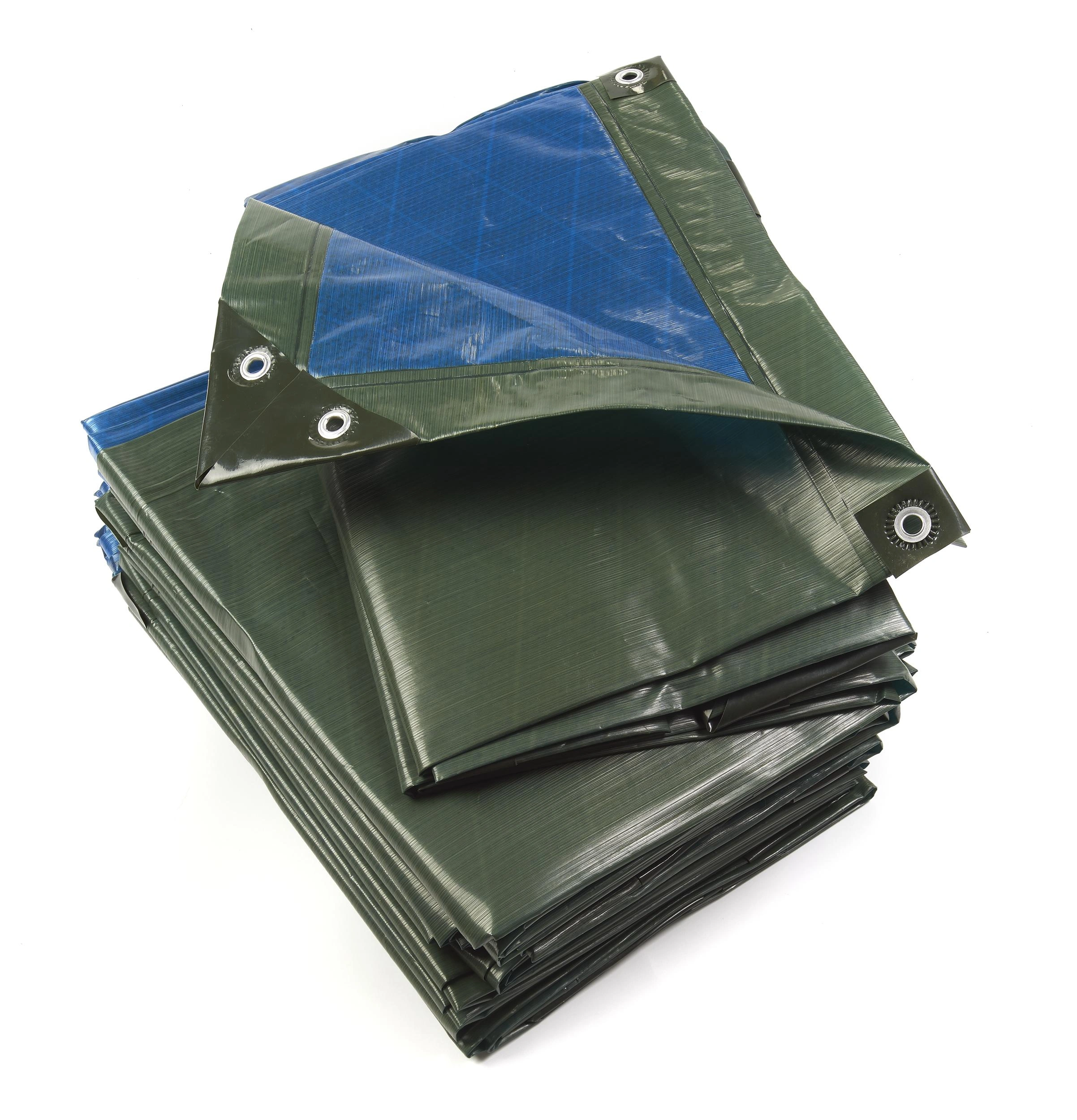 Abdeckplane, grün/blau, super stark 250 g/ m²,6 x 10 m - 5
