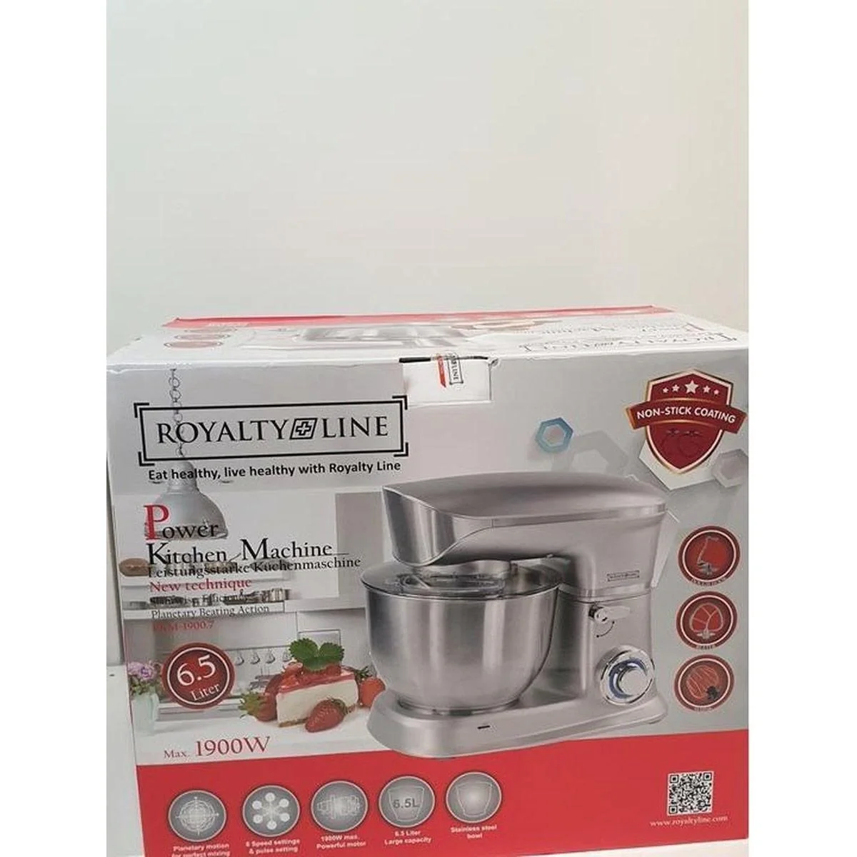 Küchenmaschine - 1900W - Rot - 2