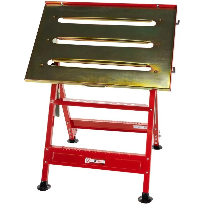 Verstellbare Werkbank aus Stahl - max. 150 kg - leicht zu transportieren - 5