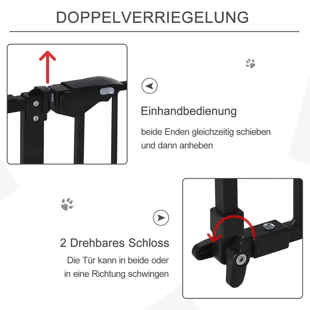 Türschutzgitter Hunde Absperrgitte - 5