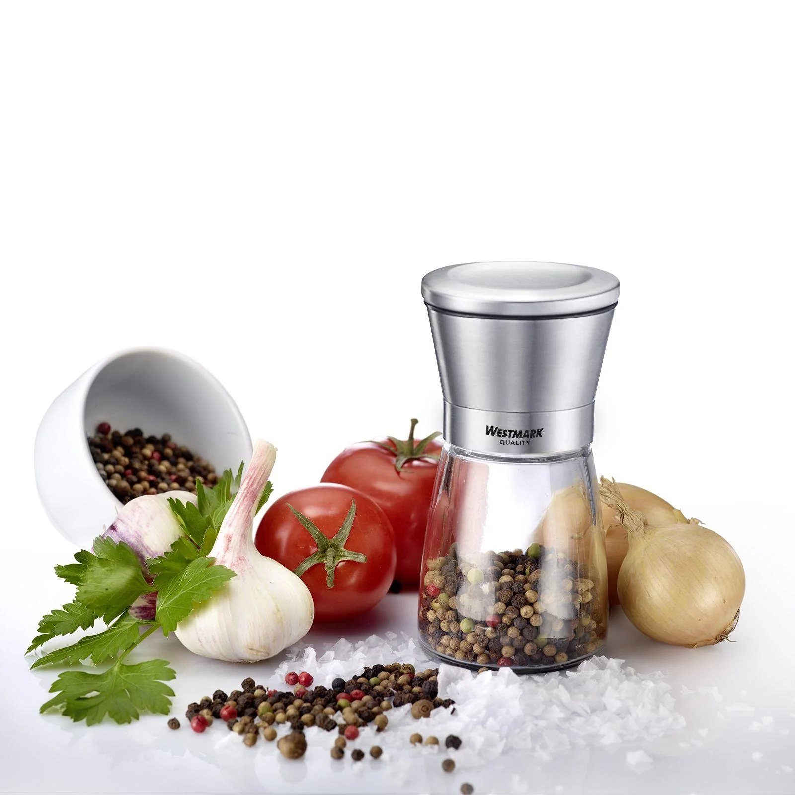 Gewürzmühlen Edelstahl, 2-teilig - 8
