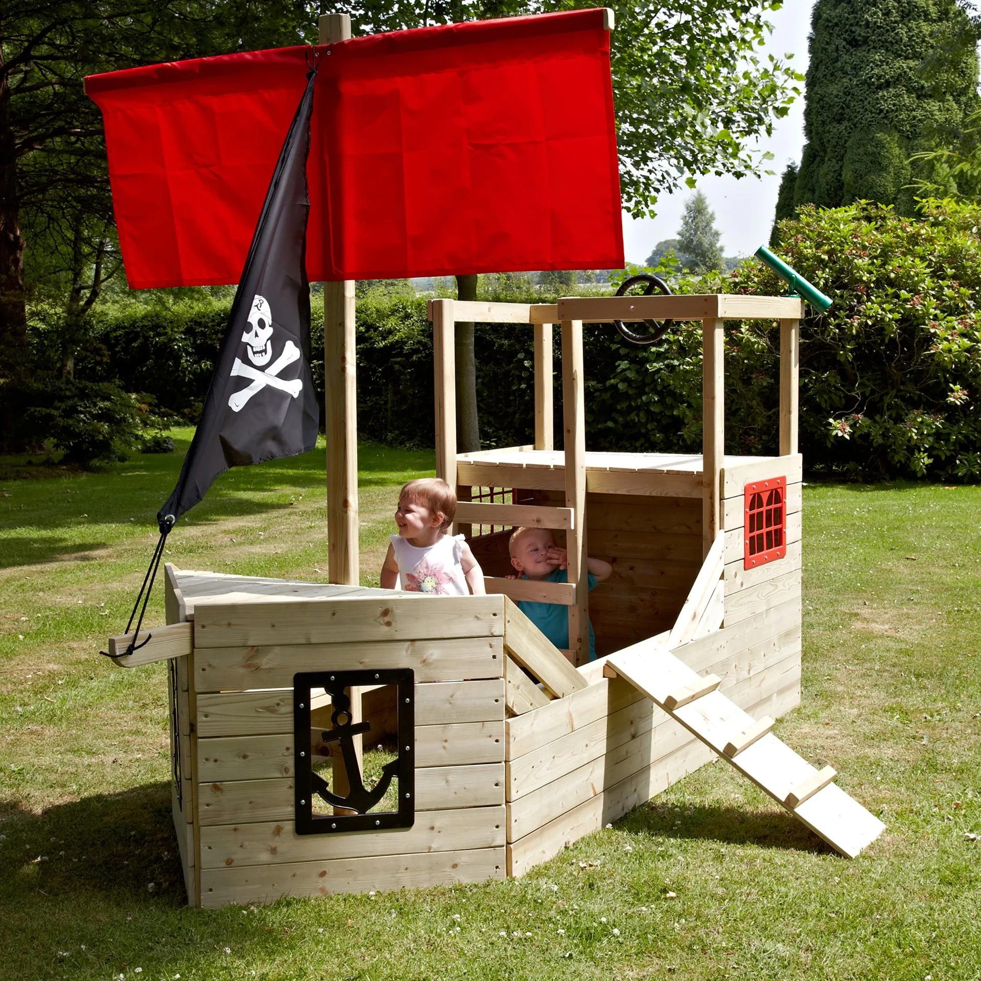 Holz Piratenschiff Spielplatz Galleon - 7