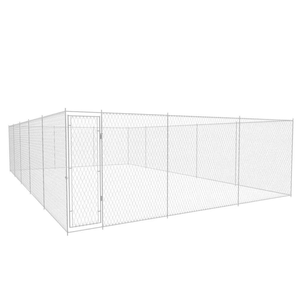 Hundehütte für draußen 950x570x185 cm Stahl verzinkt - 1