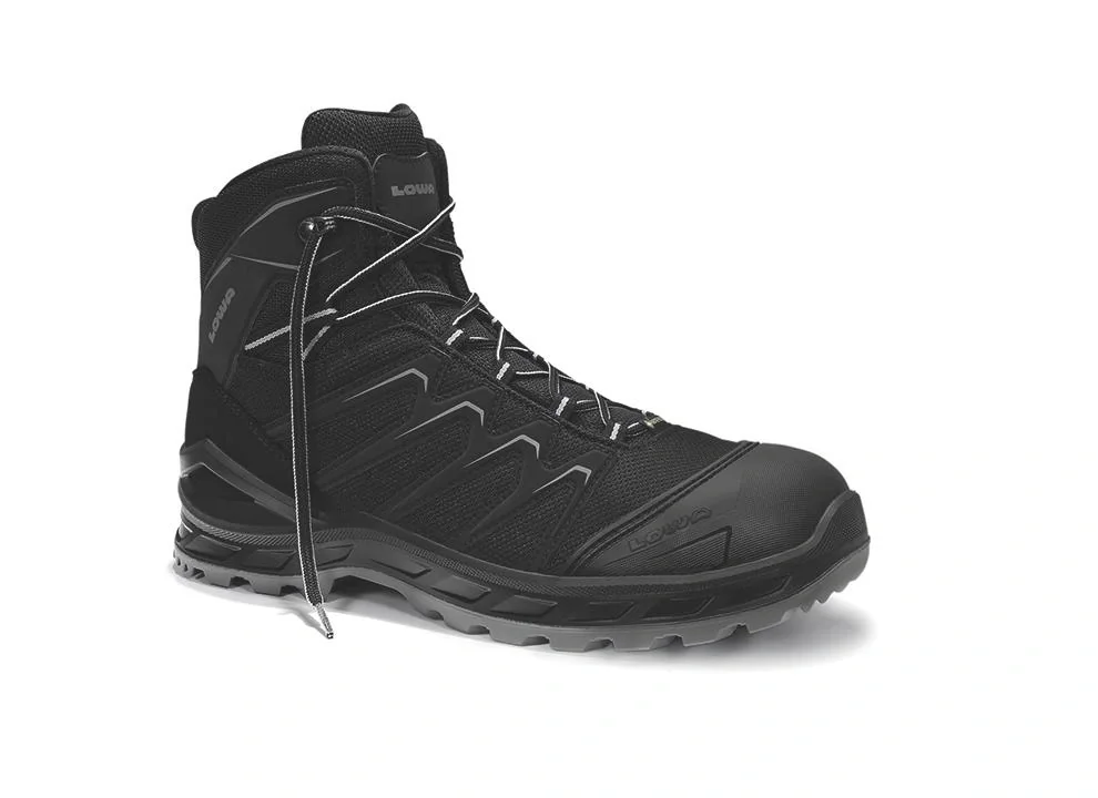Sicherheitsstiefel LARROX Work GTX black-grey Mid S3 CI Gr. 41 - 6