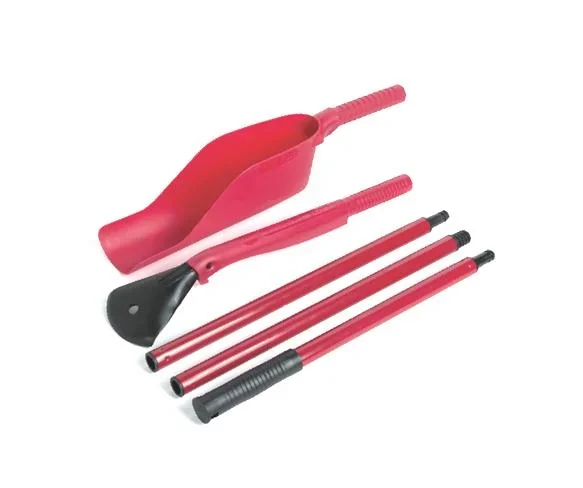 Dachrinnen Reinigungs-Set 5 teilig. Schaufel, Schaber, 3 Steckstiele - 6