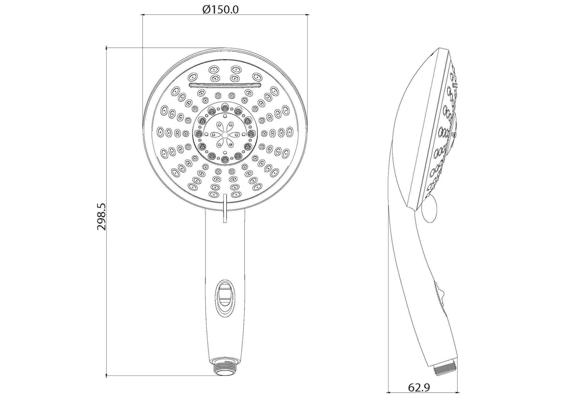 NIAGARA Handbrause, chrom - 3