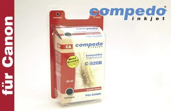 Druckerpatrone für Canon PGI-520BK chip, schwarz - 2