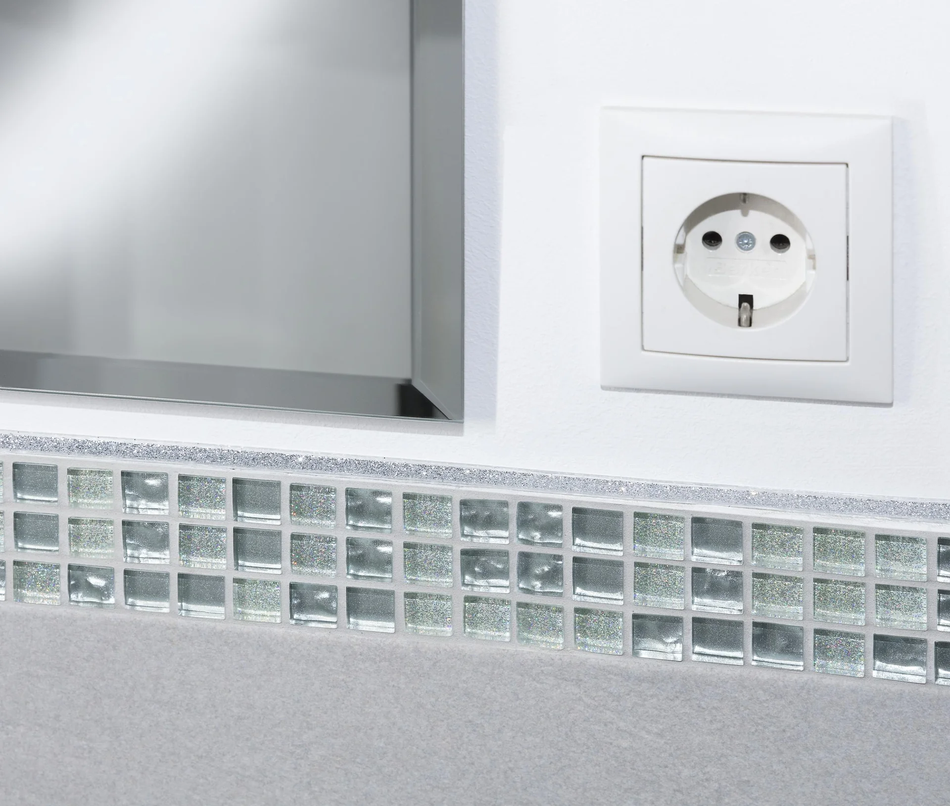 Keramikband transparent glitzer, 3 m - 5