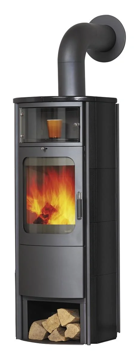 Kaminofen Opera-B Grande(7 kW) meteor-schwarz, Dauerbrand, Automatik - 3