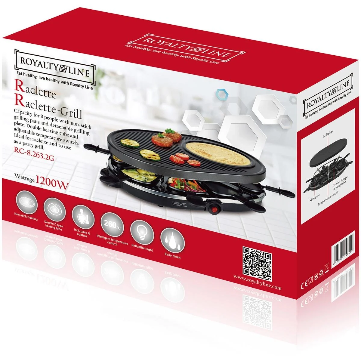 Raclette - Griddle - 8 Personen - 2