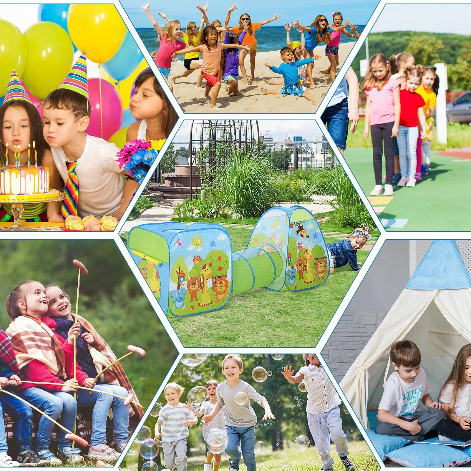 Pop-up Kinderspielzelt - 8