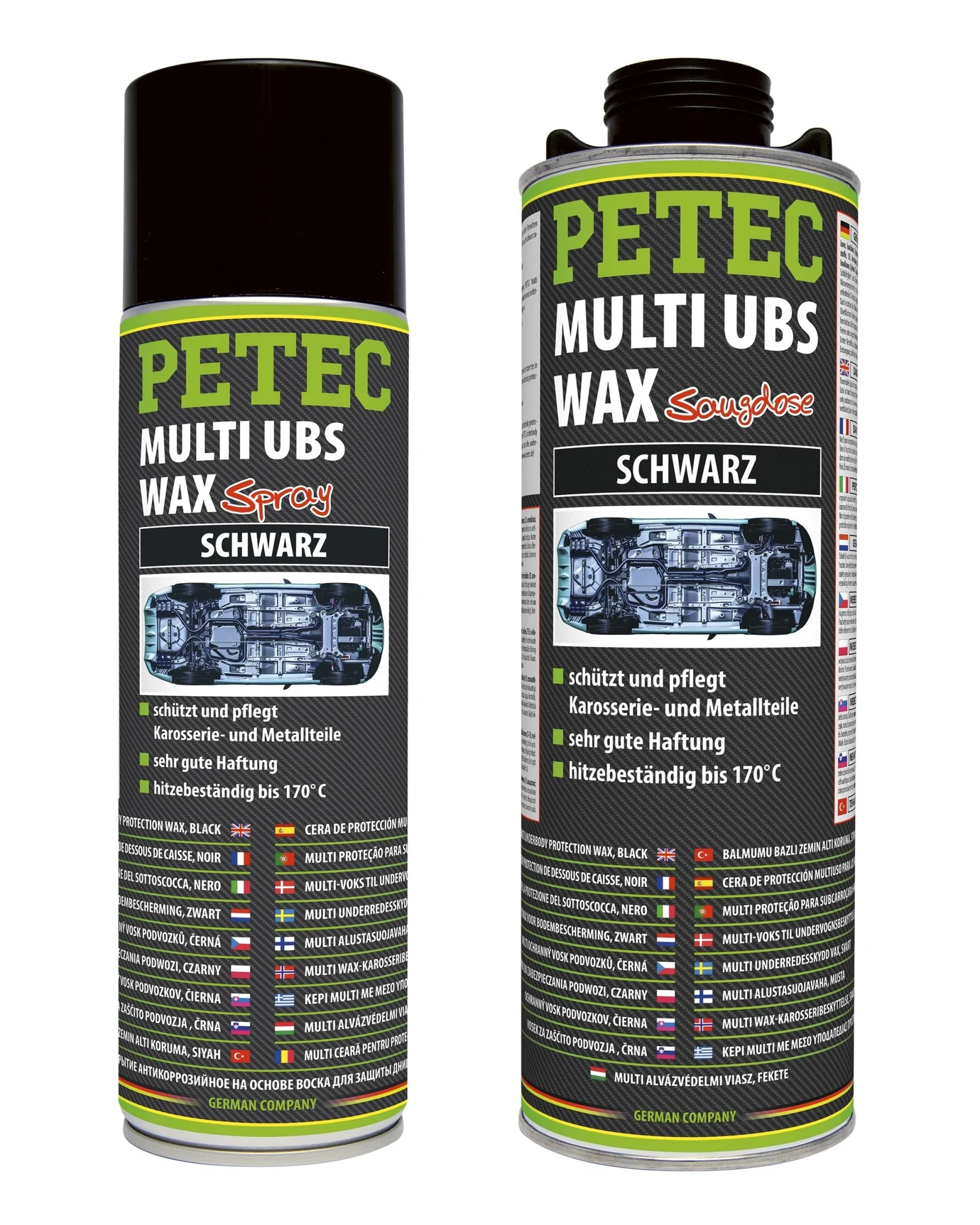 Multi Unterbodenschutz USB Wax-Saugdose - schwarz, 1000 ml - 2