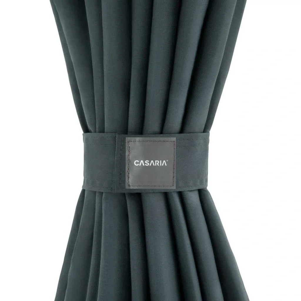 Pavillon Gartenzelt / Partyzelt - 3x4m - Metall-Seitenteile - wasserabweisend - anthrazit - 2