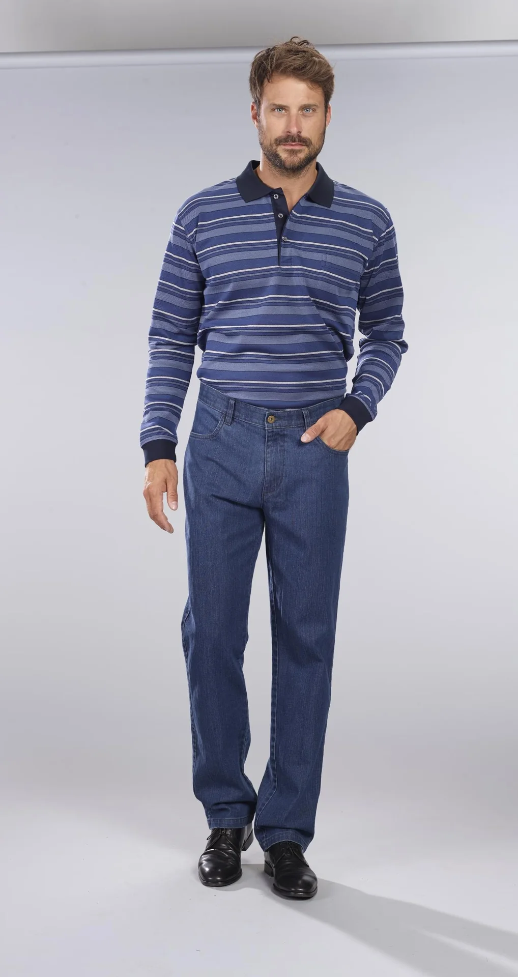 Komfortjeans, Farbe bluestone, Gr.52 - 5