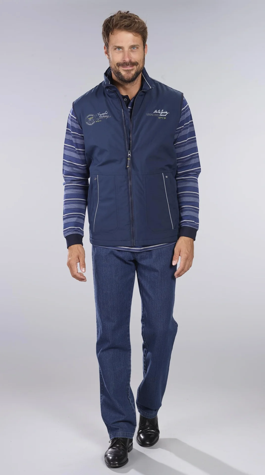 Komfortjeans, Farbe bluestone, Gr.25 - 5