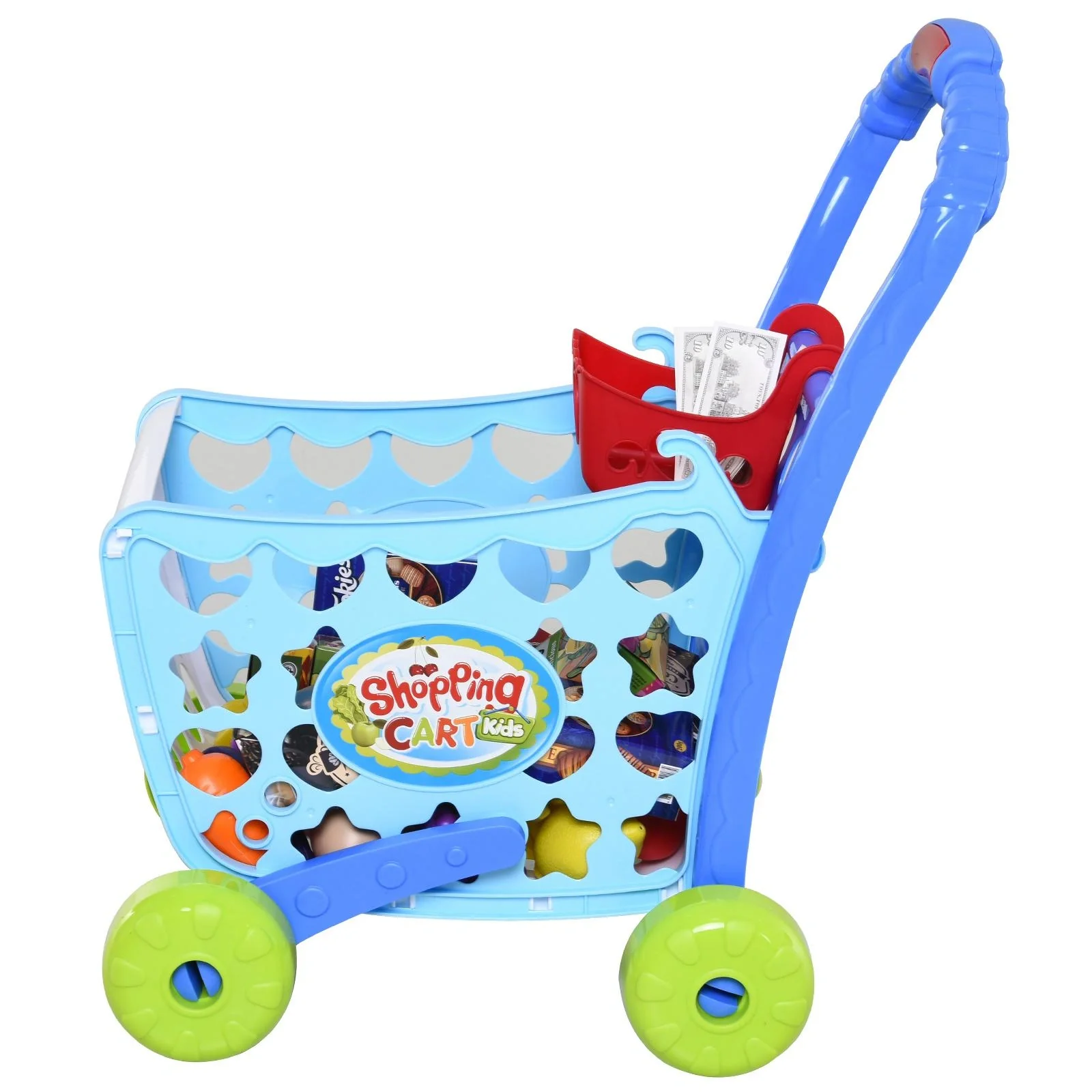 Kinder Einkaufswagen mit Zubehör - 5