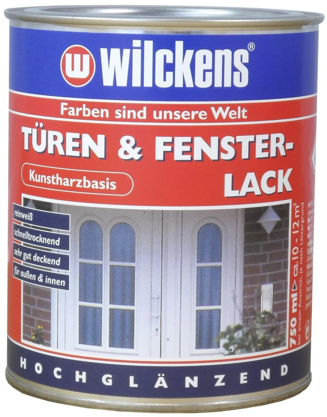 Türen & Fensterlack Weiß 750ml - 2