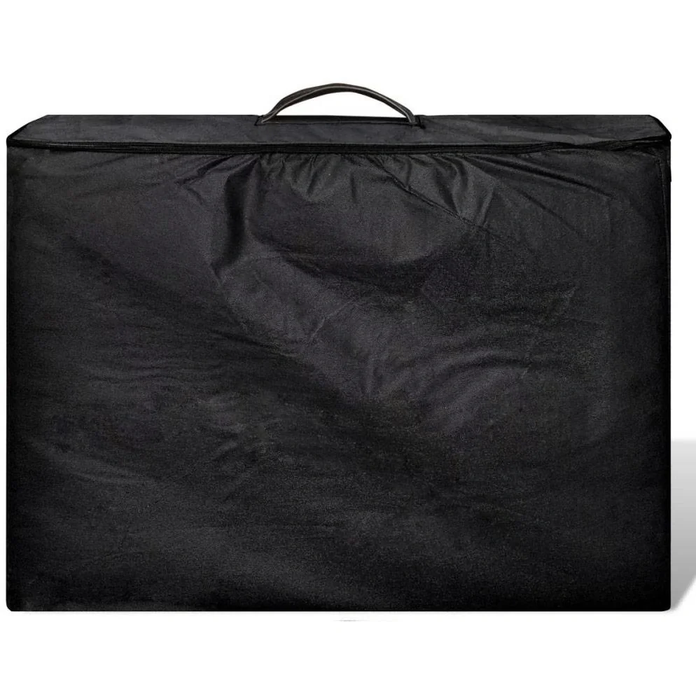 Klappbare Massageliege 3 Zonen mit Aluminiumrahmen (schwarz) - 7